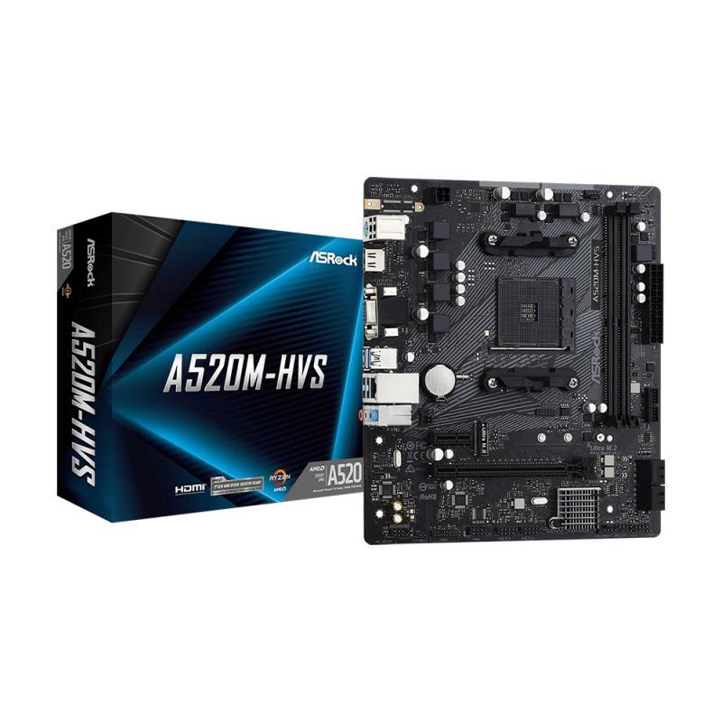 MAINBOARD (เมนบอร์ด)(AM4) ASROCK A520M-HVS