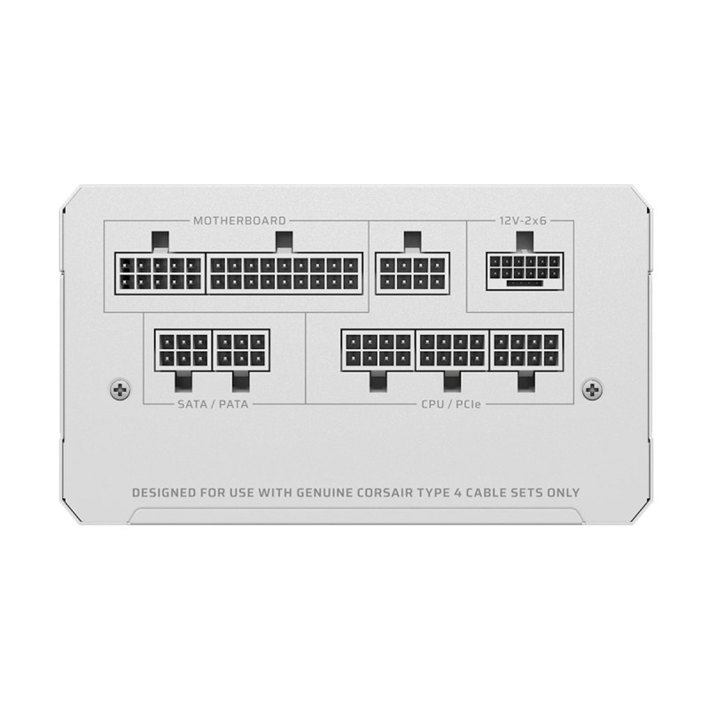 PSU (อุปกรณ์จ่ายไฟ) CORSAIR RM1000E WHITE - 1000W (80+GOLD) - Image 4