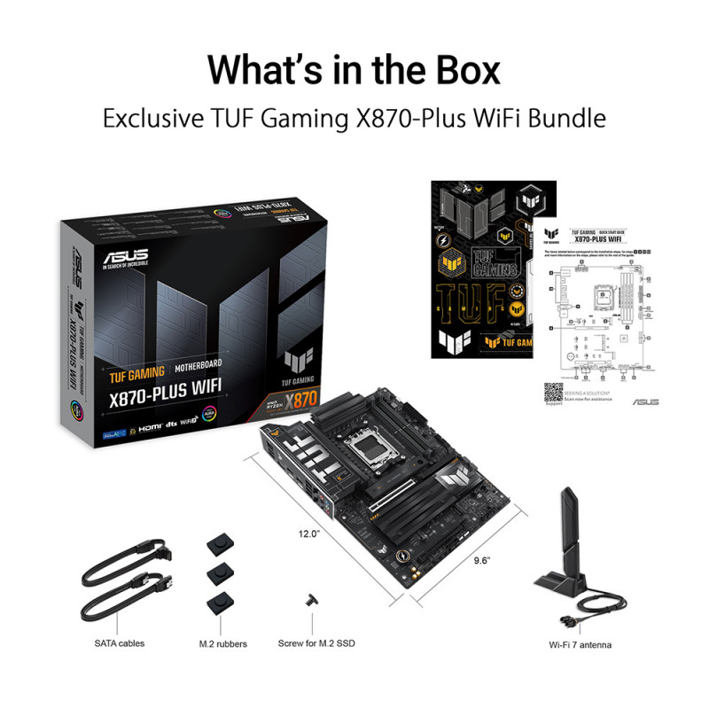 MAINBOARD (เมนบอร์ด)(AM5) ASUS TUF GAMING X870-PLUS WIFI - Image 7