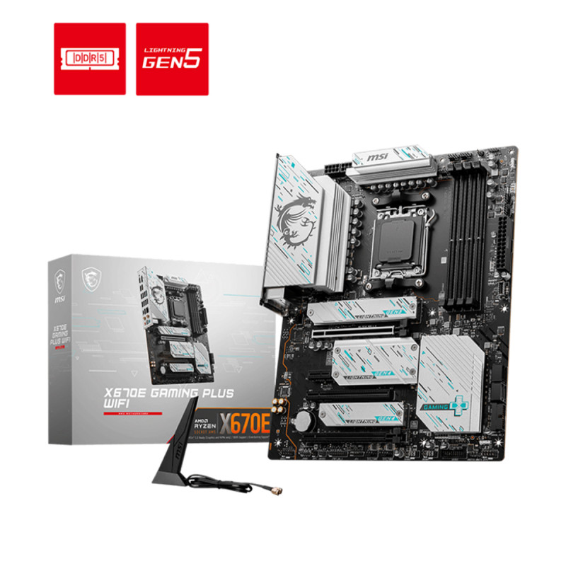 MAINBOARD (เมนบอร์ด)(AM5) MSI X670E GAMING PLUS WIFI