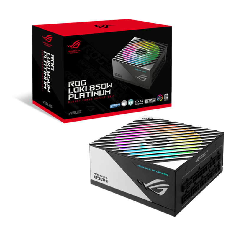 PSU (อุปกรณ์จ่ายไฟ) ASUS ROG LOKI 850P SFX-L-GAMING - 850W (80+PLATINUM)