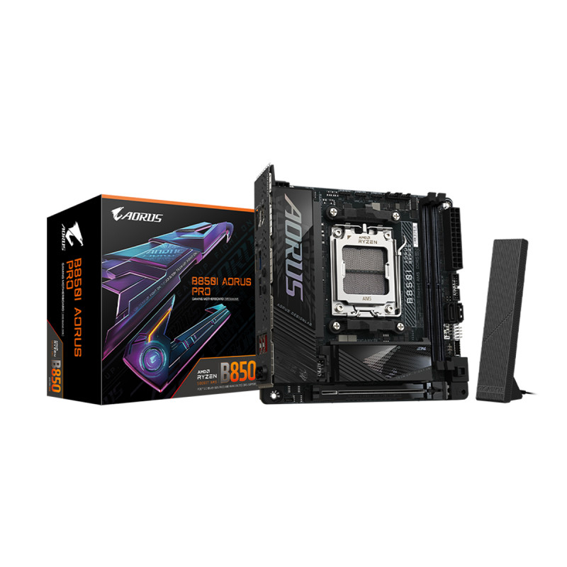 MAINBOARD (เมนบอร์ด)(AM5) GIGABYTE B850I AORUS PRO