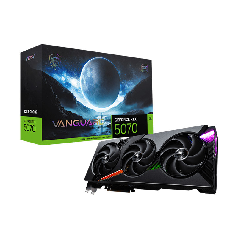 VGA(การ์ดจอ) MSI GEFORCE RTX 5070 VANGUARD SOC 12G - 12GB GDDR7