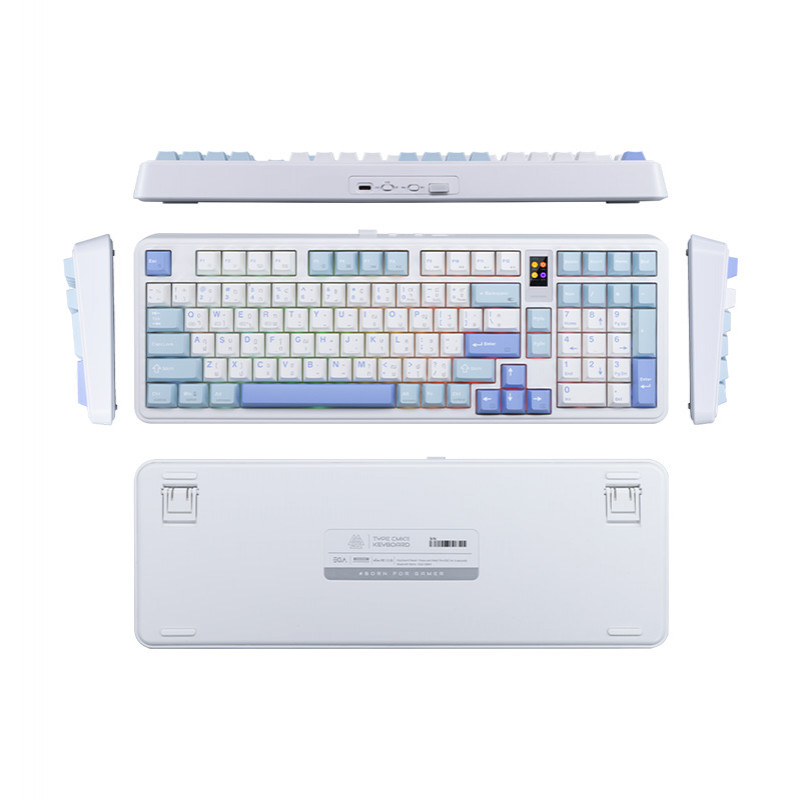 KEYBOARD (คีย์บอร์ด) EGA TYPE CMK11 WHITE (SAIKO LINEAR SWITCH) EN/TH - Image 6
