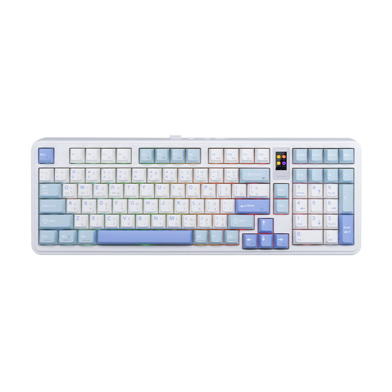 KEYBOARD (คีย์บอร์ด) EGA TYPE CMK11 WHITE (SAIKO LINEAR SWITCH) EN/TH