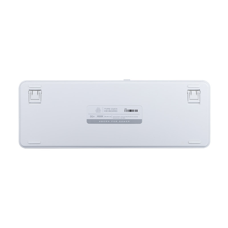 KEYBOARD (คีย์บอร์ด) EGA TYPE CMK11 WHITE (SAIKO LINEAR SWITCH) EN/TH - Image 2