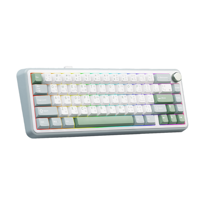 KEYBOARD (คีย์บอร์ด) EGA TYPE CMK8 WHITEGREEN (SAIKO ONE CLICKY) ENTH - Image 3