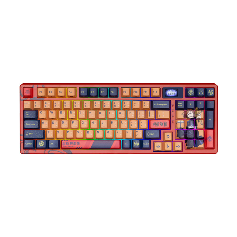 KEYBOARD (คีย์บอร์ด) EGA X JJK KEYBOARD COLOR NBR-K1 NOBARA (JJK-LINEAR SW) (ENTH)